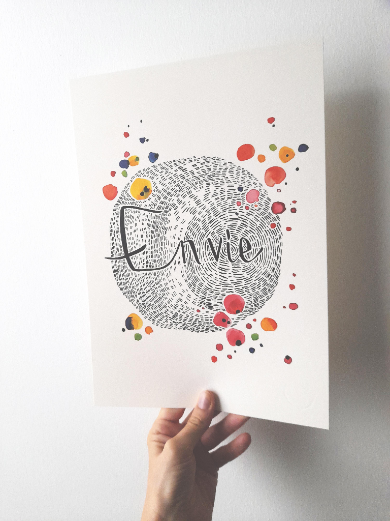 Affiche A4 Mots doux – Image 7