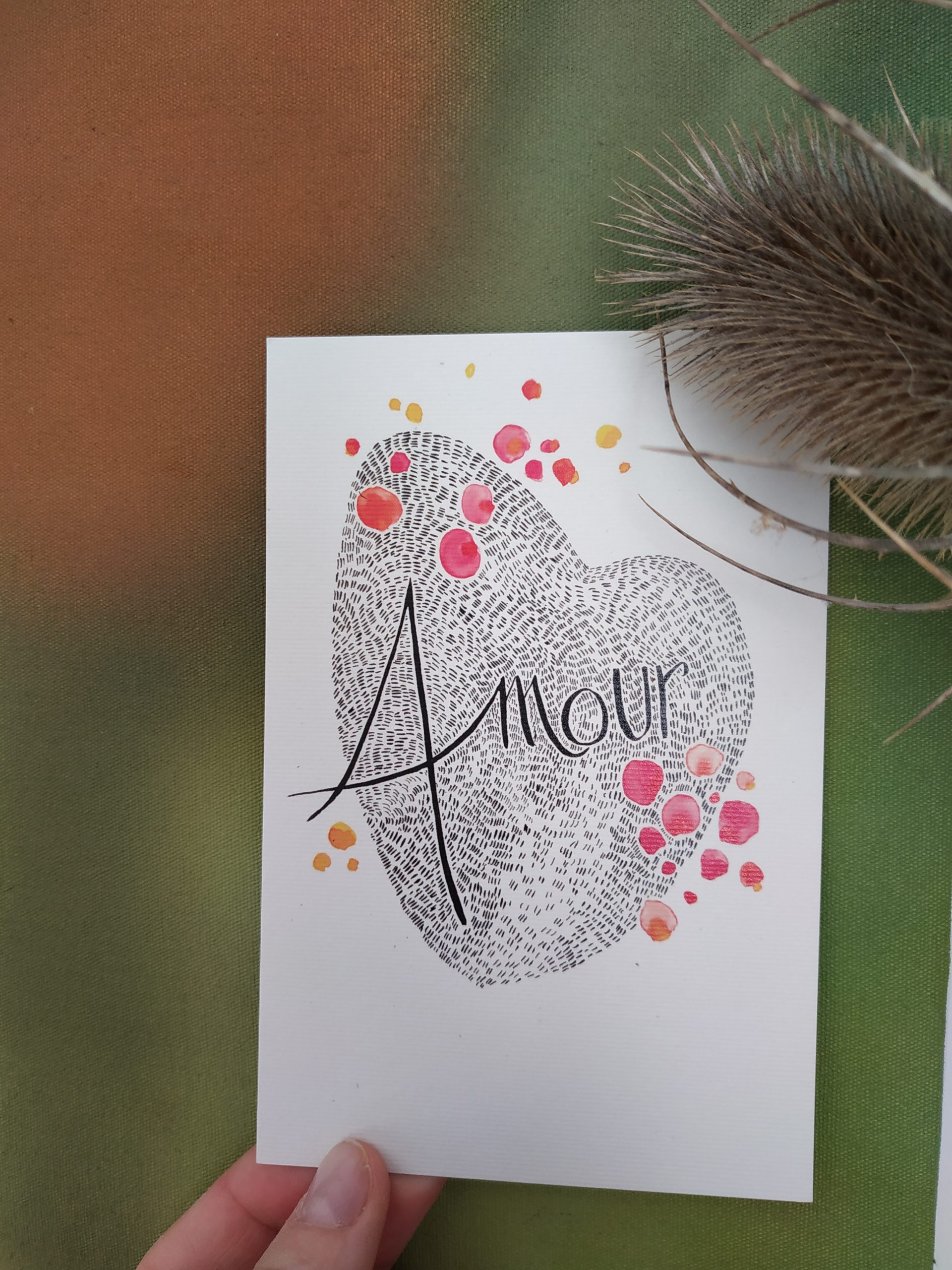Affiche Amour impression A4