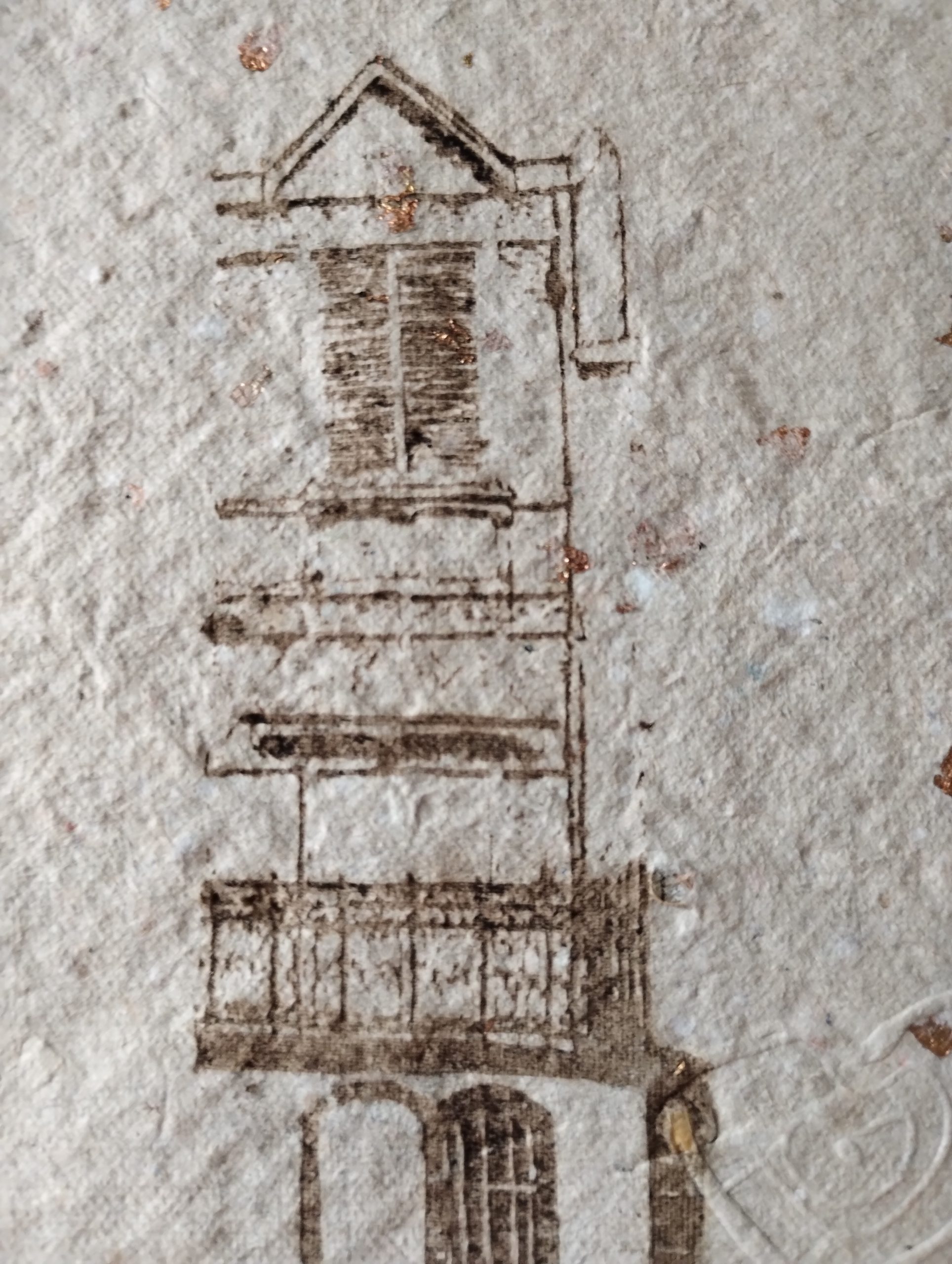 Petit tableau d'une architecture pittoresque de Clermont-Ferrand – Image 2