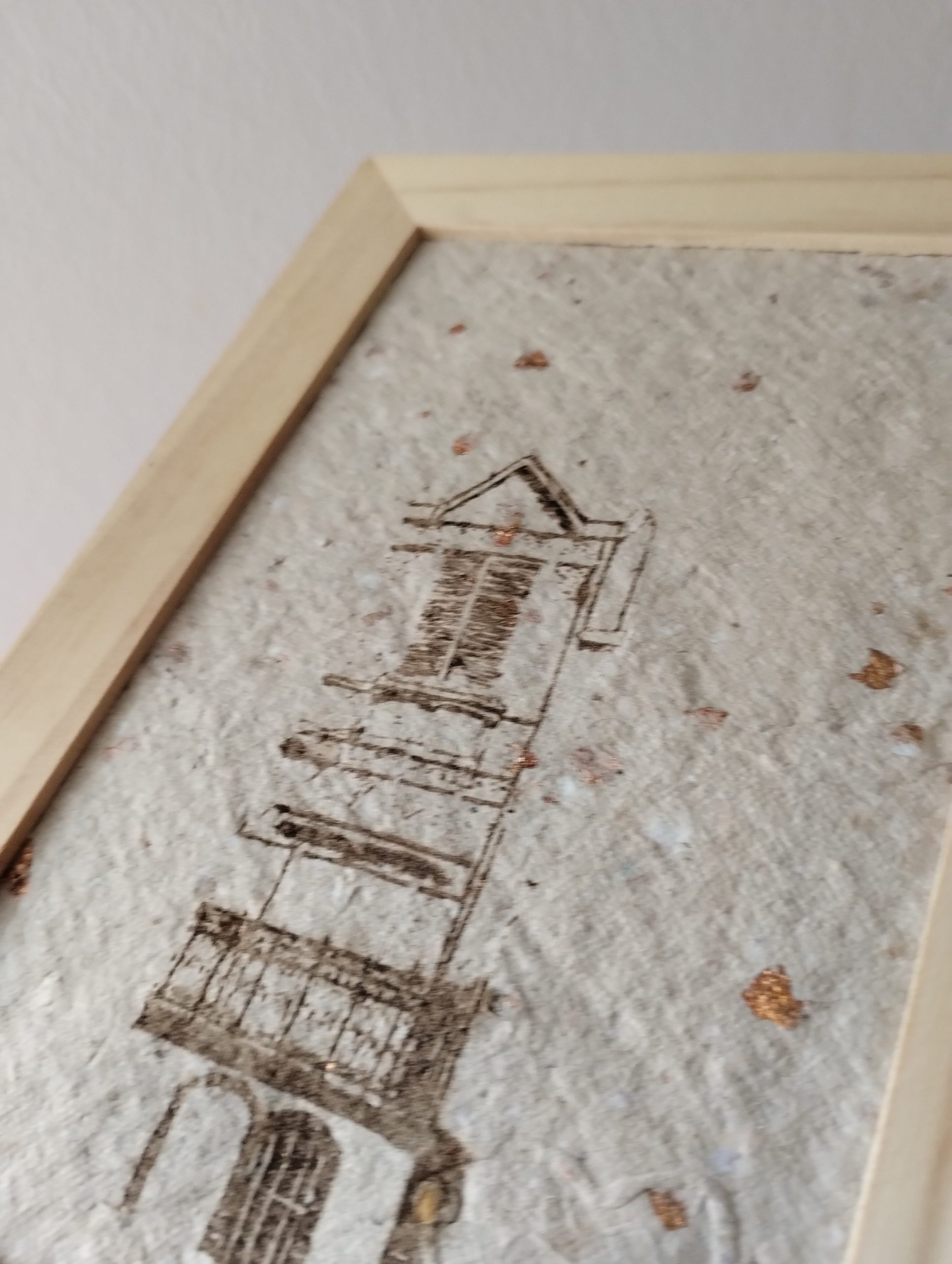 Petit tableau d'une architecture pittoresque de Clermont-Ferrand – Image 3