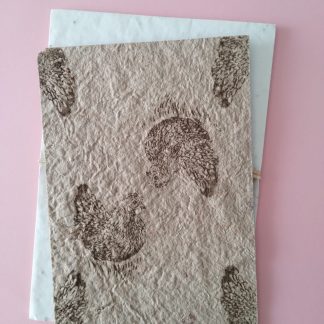 carte postale avec des poules en motif