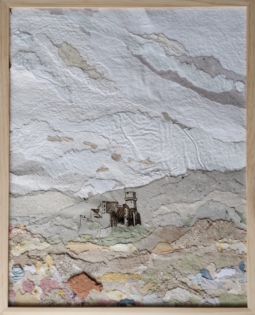Volvic, tableau du château de Tournoel.